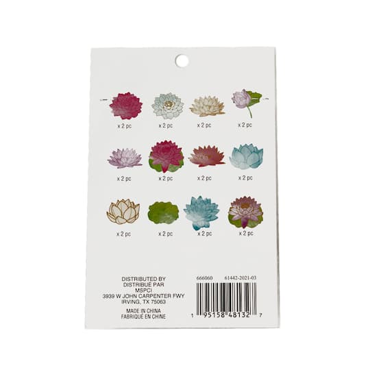 Lotus Flower Die Cut Stickers by Recollections™